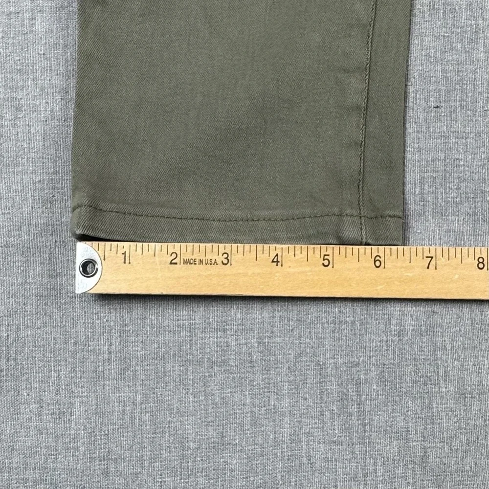 True Religion Rocco Moto SE Relaxed Skinny Jeans Mens 31 Green Denim